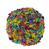 FirstChoiceCandy Silly Assorted Banana Heads Classic Hard Candy, Rainbow colors,