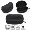 VGEBY Goggles Case Ski Goggles with Black Hard Case for