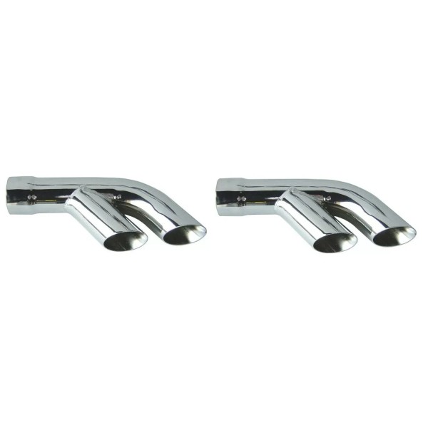 Pypes EVT10 Performance Exhaust Tail Pipe Tip Set for 76-81