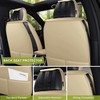 AOOG Leather Car Seat Covers, Leatherette Automotive Seat Covers for