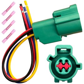 SDYYDS Oxygen (O2) Sensor Connector Wiring Harness Compatible with Ford Fiesta 1.6L (2011-2019), Ranger 2.3L-4.0L (2006-2011), Mustang 3.7L-5.8L(2006-2014) Replaces 1U2J14B475ZA, S3024, 3U2Z14S411BKAA