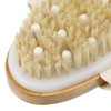 VOCOSTE 1 Pcs Bath Brush, Back Scrubber Wood for Wet