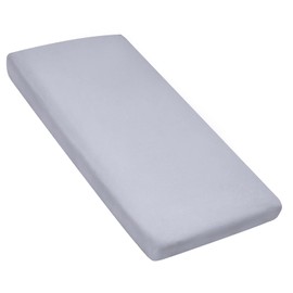 Nap Mat Sheet, 24" x 48" x 4" Fitted Elastic Corners Preschool Day Care Rest Nap Mat Cover, Soft & Breathable Microfiber Baby Sheets for Regalo My Cot Portable Toddler Bed and Joovy Travel Cot, Gray