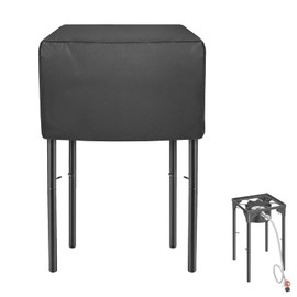 Iptienda Stove Cover for VIVOHOME Single Burner Propane Gas Stove, 16inch Outdoor Stove Covers Waterproof Heavy Duty for Camping Cooking Stoves-16 L x 16" W x 16" H