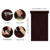 CHIHUT Self Adhesive Velvet Flocking Liner Brown Velvet Drawer Liners