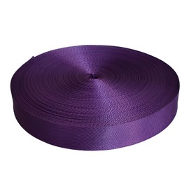 MONIDOOR Nylon Webbing 1.5 Inch 20 Yards Durable Flat Nylon Webbing Strap for Backpack,Cargo Strap,Pet Leash or Collar,Gardening,Craft (Purple,1.5 Inch,253839)