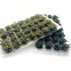 Cayway Pack of 56 Static Grass Tuft Snow Static Grass