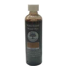 Parr's Water Based Wood Dye - Environmentally Friendly VOC Free - for Interior Woodwork - Mid Oak - 250ml