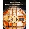 ROKR 3D Wooden Puzzles for Adults-LED Illuminated Wooden Globe Puzzle-Model
