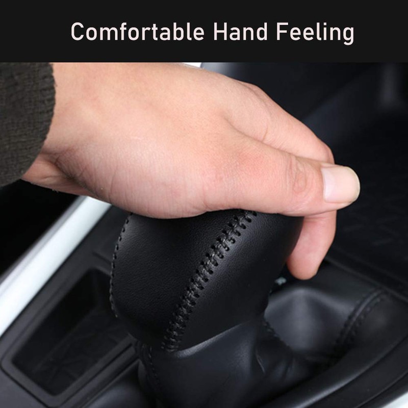 XITER for Genuine Leather Gear Shift Knob Cover Car Protect