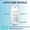EJYTRVT Cargo Trailer Door Latch, Trailer Hasp, Trailer Latches, Enclosed