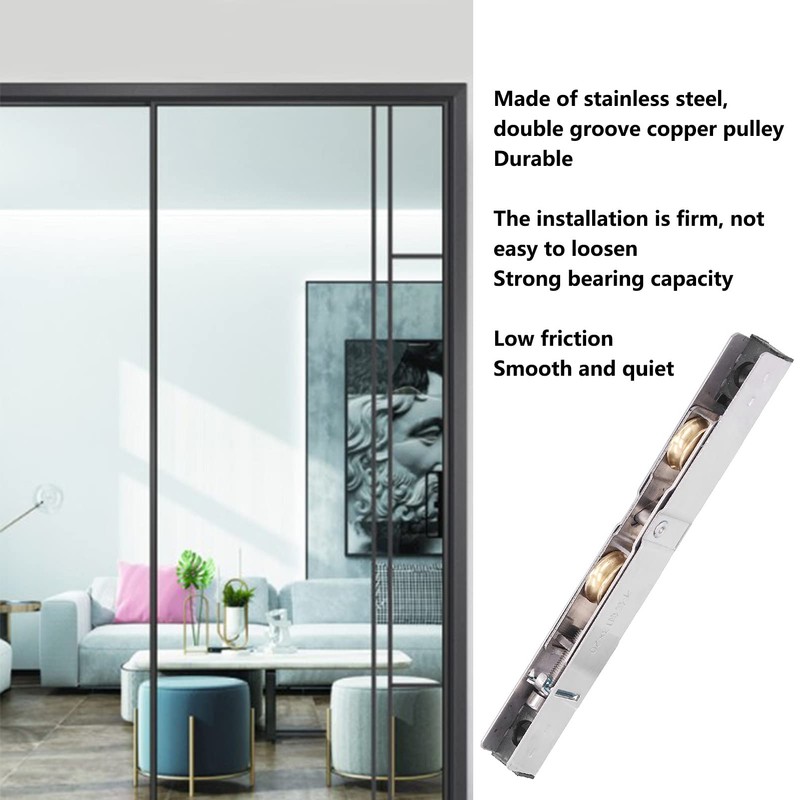 Sliding Door Roller, Stainless Steel Push Pull Door Window Pulley