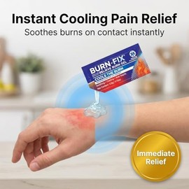 Gel Quemaduras Burnfix Por Sobre Crema Hidrogel Calmante Una Sensación Refrescante Instantánea Sobres Ideales Botiquines