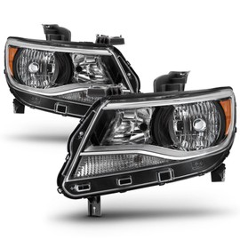 AKKON - For 2015-2022 Chevy Colorado Halogen Models Left+Right Side Headlights Headlamp Pair