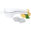 Judge Potato Masher, Stainless Steel, White