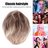 Woman Short Wig Synthetic Layered Straight Fluffy Heat Resistant Soft