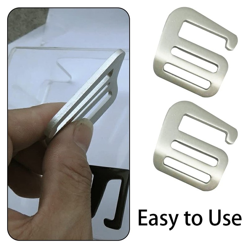12 Pcs Metal G Hooks Webbing Buckles Strong Quick Release