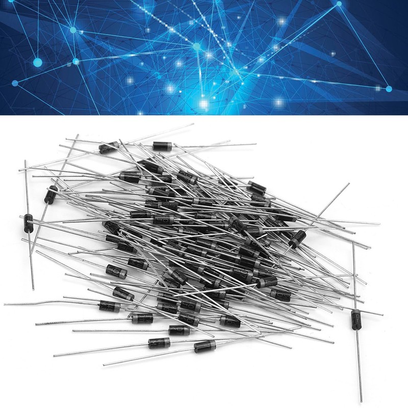 100 Pcs 1n4007 Rectifier Diode, 1A High Voltage Rectifier Diode,