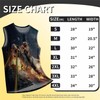 Zenzenze Funny Sloth Dinosaur Men's Tank Tops Summer Sleeveless Tee