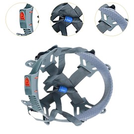 Qianly 8 Point Hard Hat Replacement Ratchet Suspension, Replace Part, Construction Hard Hat Liner, Push Adjustment