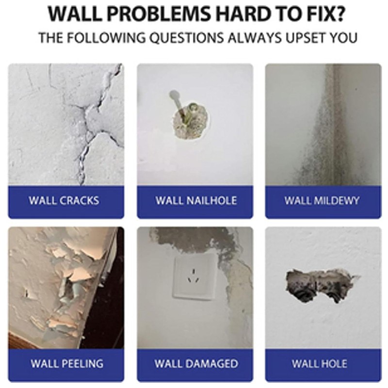Wall Spackle - 250g Safe Drywall Repair Kit | Waterproof