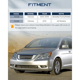 Tiezful 8PCS Suspension Kit Fits for Honda Odyssey 2005-2010 Front Lower Control Arm w/Ball Joints Tie Rods Sway Bars MS601007 MS601008 ES800224 EV800226 K750304 D601007 D601008