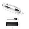 STP GOODS Garlic Press with Silicone Brush and Peeler Nutcracker