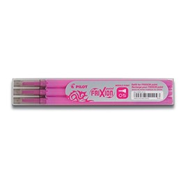 Pilot FriXion Point Refills 0.5 mm Pink (Pack of 3)
