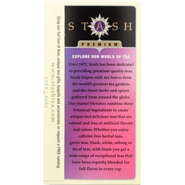 Stash Tea, Black Tea, Double Bergamot Earl Grey, 18 Tea Bags, 1.1 oz(Pack of 3)