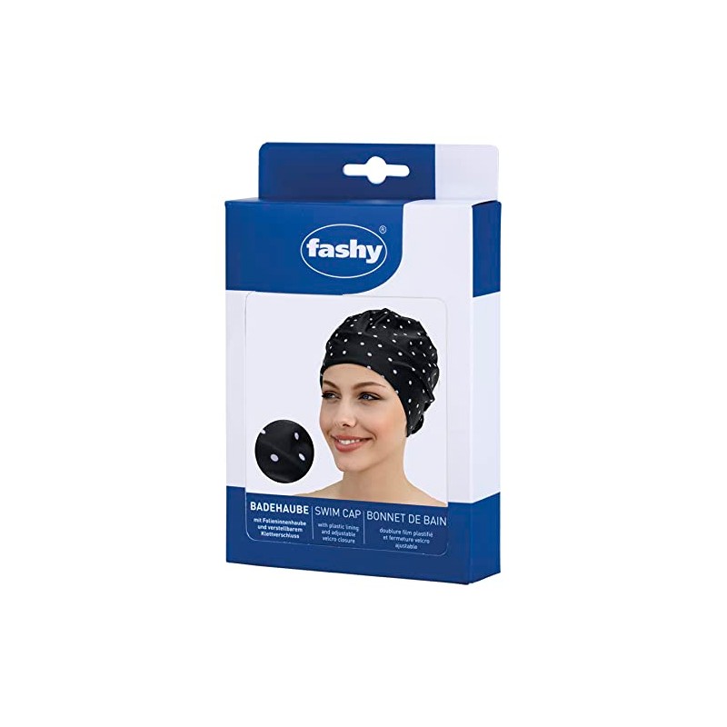 Fashy Women's Exclusive Swimming Cap - Black, One Size EU