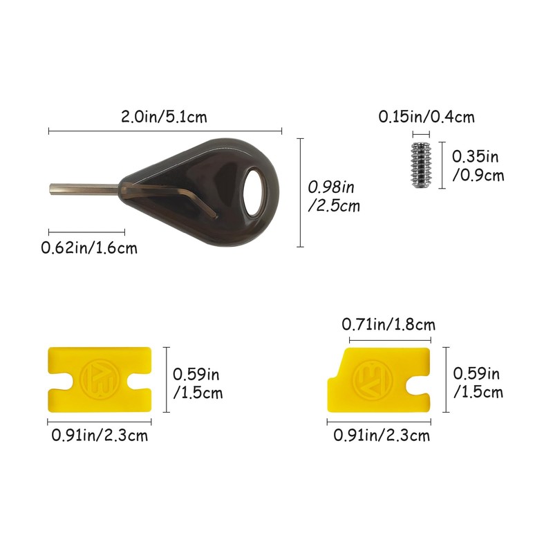 AQUBONA Tab Fill Kit 5pcs Mounting Kit 10pcs Screws Tab