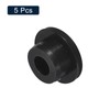 sourcing map 5 Pcs Black Plug Holes, Waterproof Rubber Button