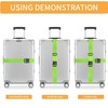 BILIONE 4 Pack Luggage Straps 79" Long Belts Keep Suitcase