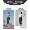 Cordless Jump Rope with Counter - 2 In 1 Tangle-Free