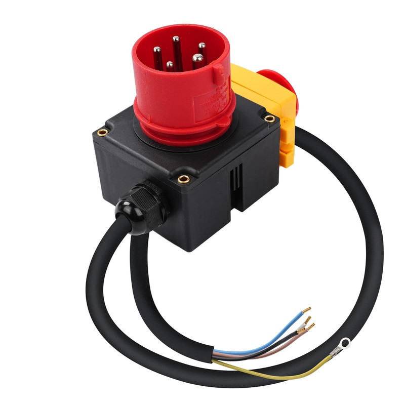 Wattive Switch Plug 400VAC KOA7 Machine Switch Motor Protection Switch,