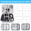 Romon Cable Bag, Waterproof Cable Organiser Bag with Wrist Strap,