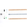 1565PCS Electronic Component Assorted Kit Capacitor LED Diode Transistor 1/4W