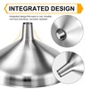 Nomatox 2 Pack Kitchen Funnel, Stainless Steel funnels for Kitchen