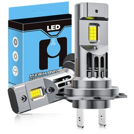 H7 Faros Led para Coche 16000LM 80W, 400% Luminosidad 6000K Blanca Xenon Bombillas LED H7 de Faros Plug & Play(2 Piezas H7 LED)