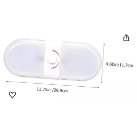 XUKEY RV Interior LED Light Switched 12V Dimmable Ceiling Light Fixture Camper Trailer