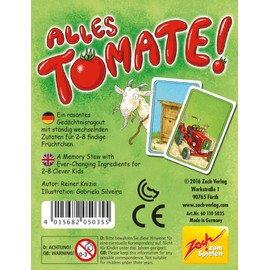 Zoch 601105035 - Alles Tomate - EIN rasantes Gedächtnisragout mit ständig wechselnden Zutaten, ab 6 Jahren