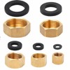 5pcs Brass Blanking Caps 1/8 1/4 3/8 3/4 1/2,Internal Thread