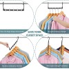 Amkufo Space Saving Clothes Hangers Set Of 6 Magic Hangers