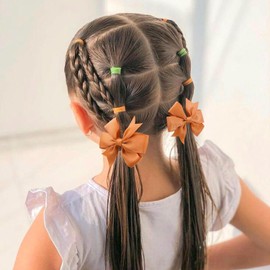vobobe Pack of 24 7.6 cm Hair Bows for Girls, Windmill Bows