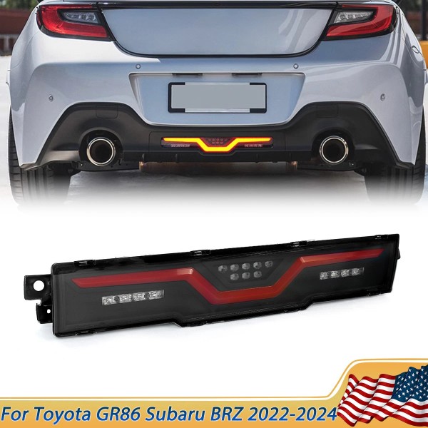 Unbranded 3-In-1 LED Rear Fog Light Reverse Brake Lamp For