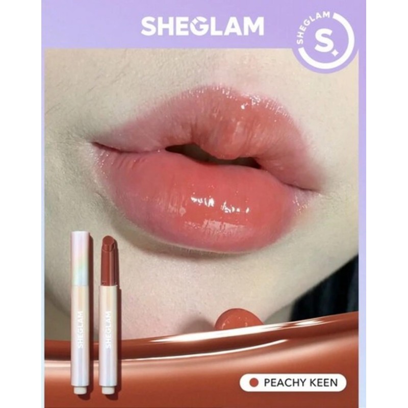 SHEGLAM Rellenador de Labios Brillante Pout-Perfect (Peachy Keen)