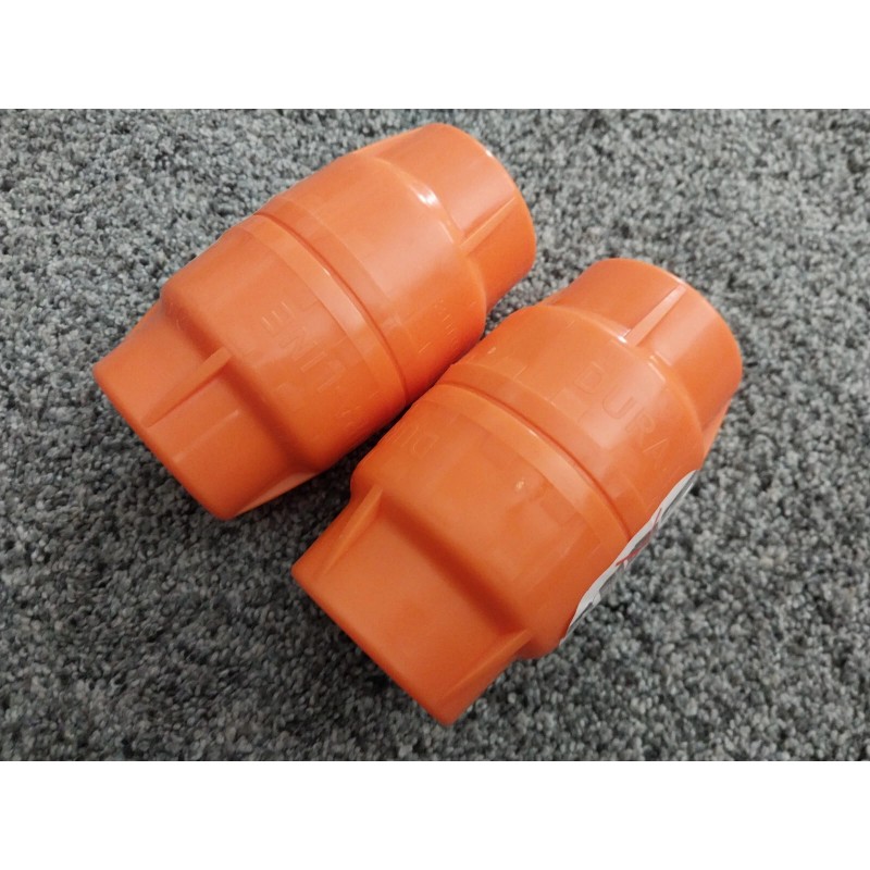 Dura-Line 1-1/4" Dura-Line 20001845 Orange Push Lock Conduit Coupler