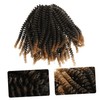 Baluue Distressed Butterfly Locs Crochet Hair Afro Spring Twist Gradient
