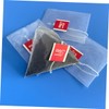 ABOOFAN 100pcs Nylon Tea Filter Bags Drawstring Reusable Loose Leaf