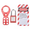 Lockout Tagout Kit With Safety Hasp Padlock Loto Tag Keys